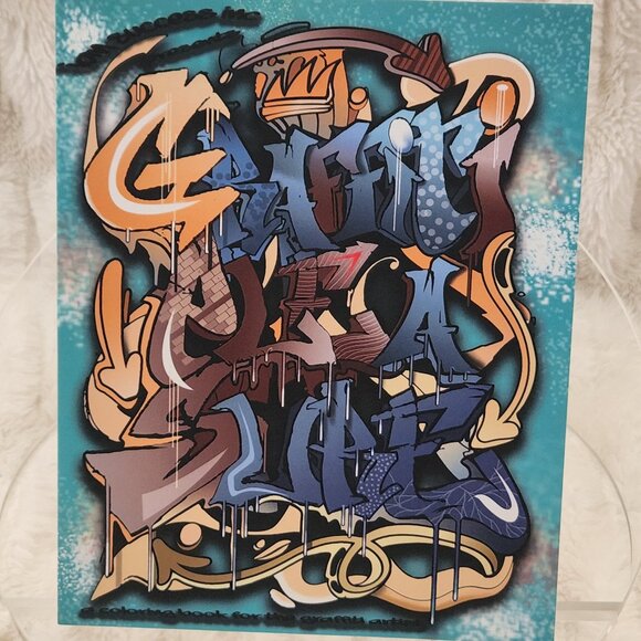 Graffiti Pleasure: A Coloring Book for The Graffiti Artist Coloring Book - Picture 1 of 15